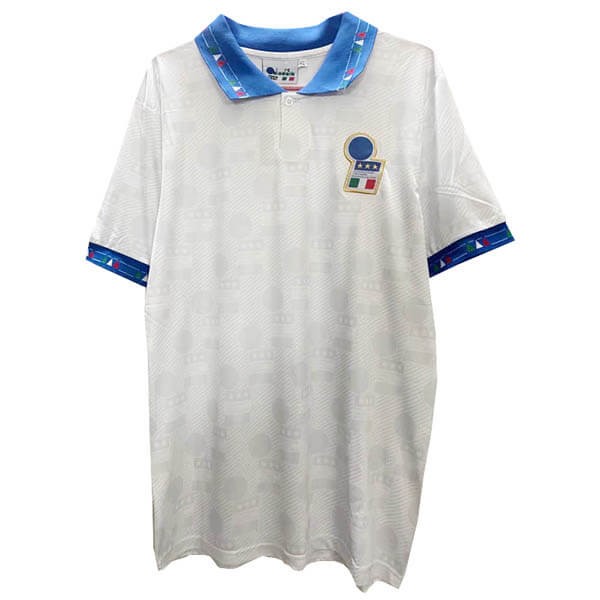 Tailandia Camiseta Italy Diadora 2ª Kit Retro 1994 Blanco